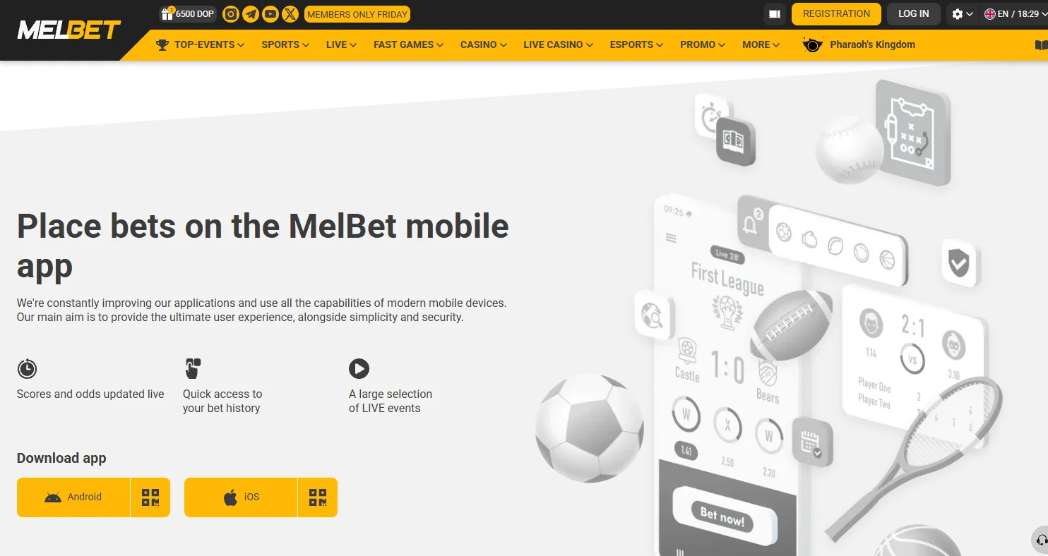Melbet mobile app experience