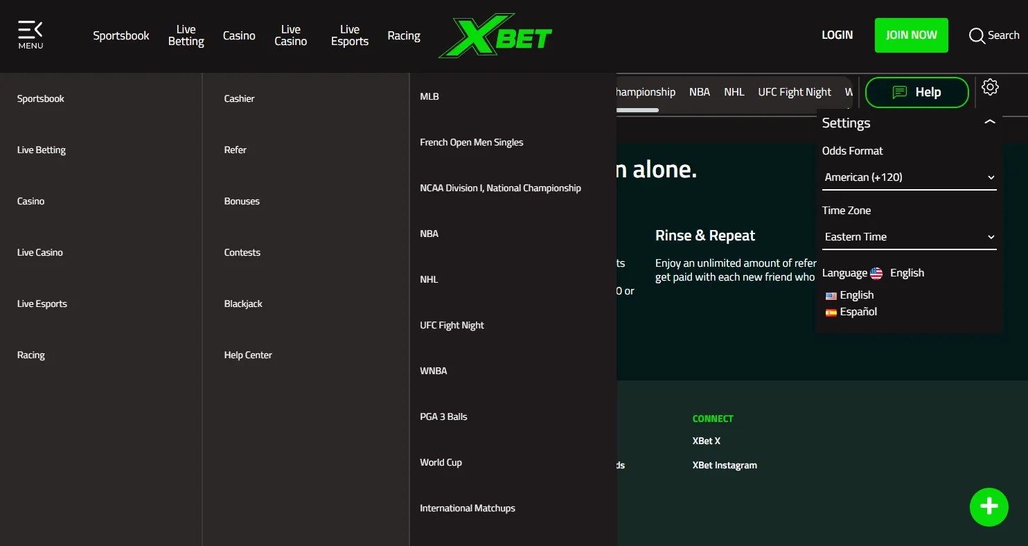 XBet mobile app experience